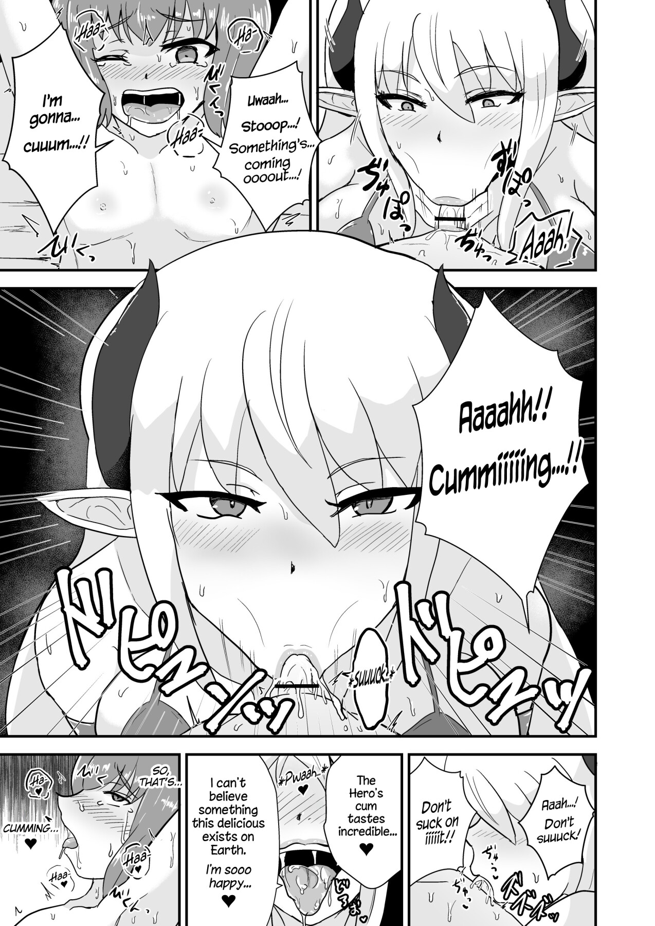 Hentai Manga Comic-The Hero is Defeated by a Succubus Oneesan.-Read-11